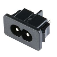 Power connector Eurostekker female plug C8 inbouw push-in